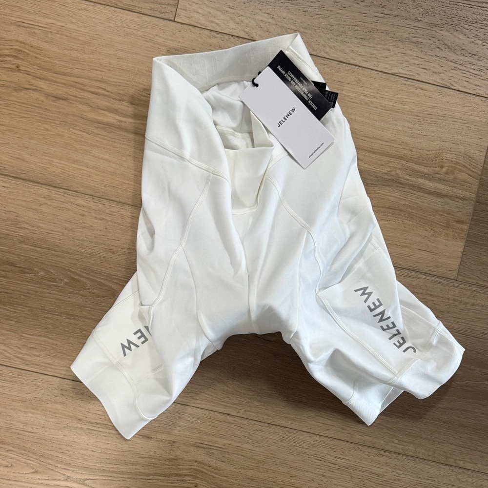 Jelenew White Cycling Shorts